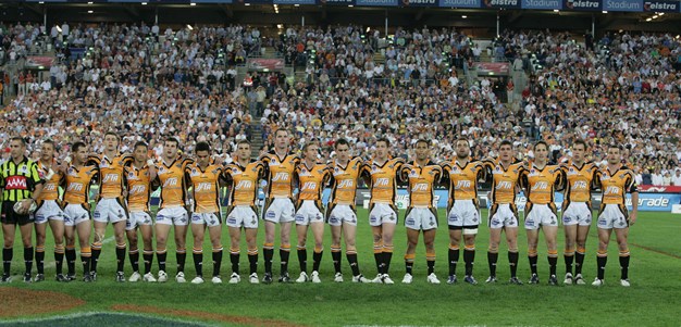 50th Game between Wests Tigers and Cowboys
