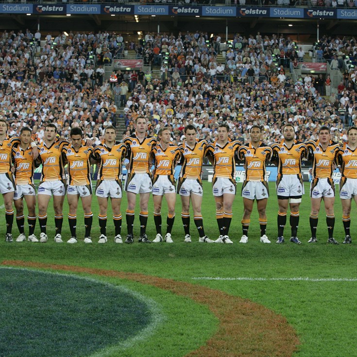 50th Game between Wests Tigers and Cowboys