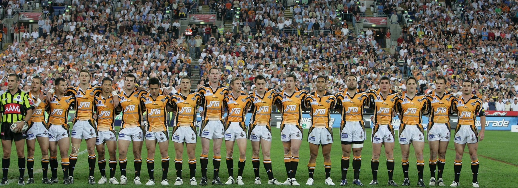 50th Game between Wests Tigers and Cowboys