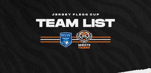 Team List: Jersey Flegg Cup vs Canterbury-Bankstown Bulldogs