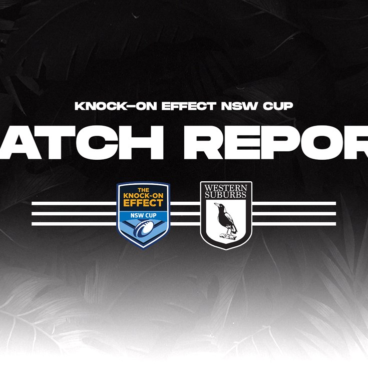 Match Report: NSW Cup Round 22 vs Rabbitohs