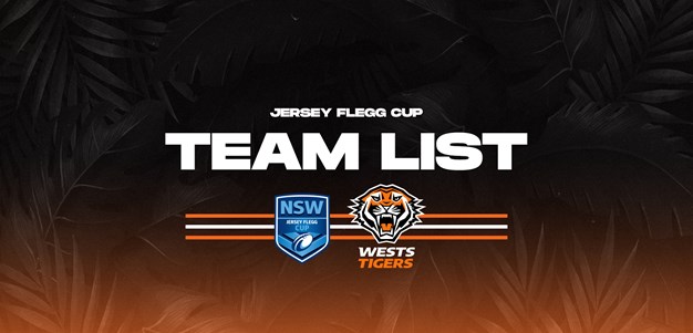 Team List: Jersey Flegg Round 22 vs Rabbitohs