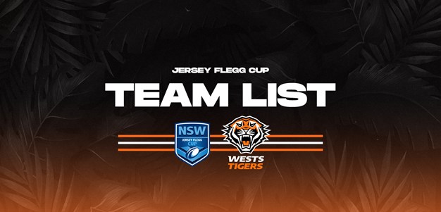 Team List: Jersey Flegg Cup Round 15 vs Sea Eagles