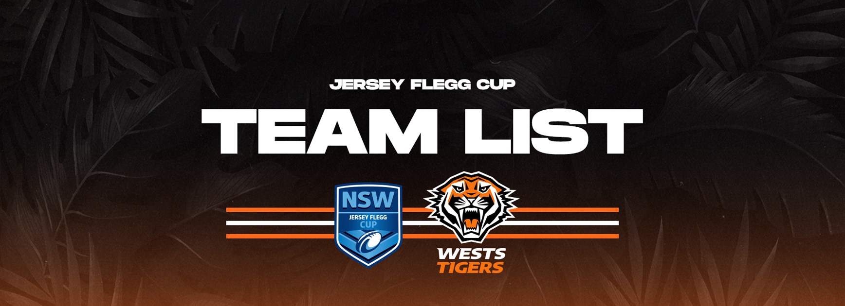 Team List: Jersey Flegg Cup Round 14 vs Sharks