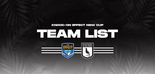 Team List: NSW Cup Round 23 vs Raiders