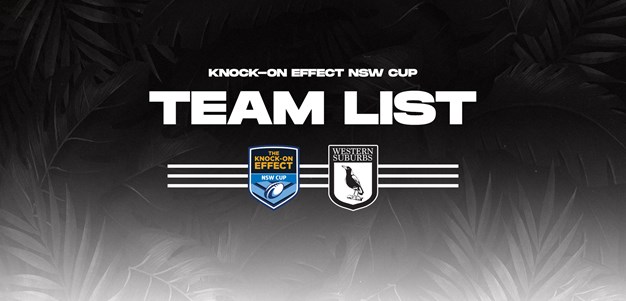 Team List: NSW Cup Round 1 vs Roosters