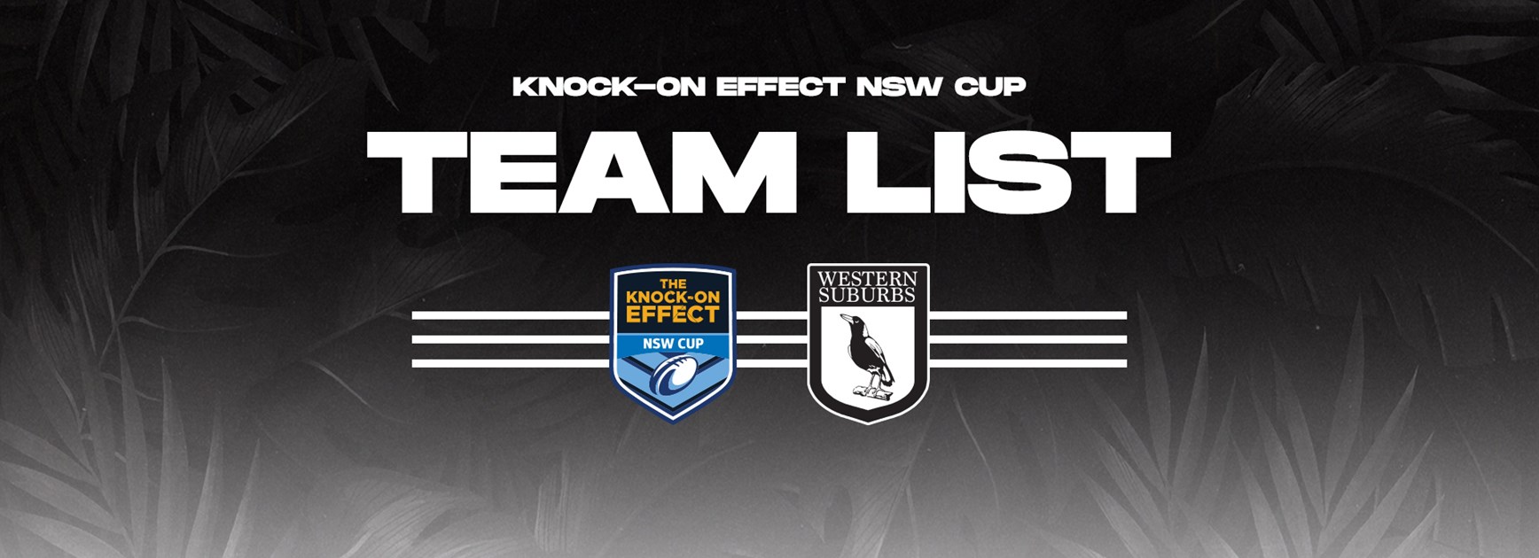 Team List: NSW Cup Round 4 vs Bears