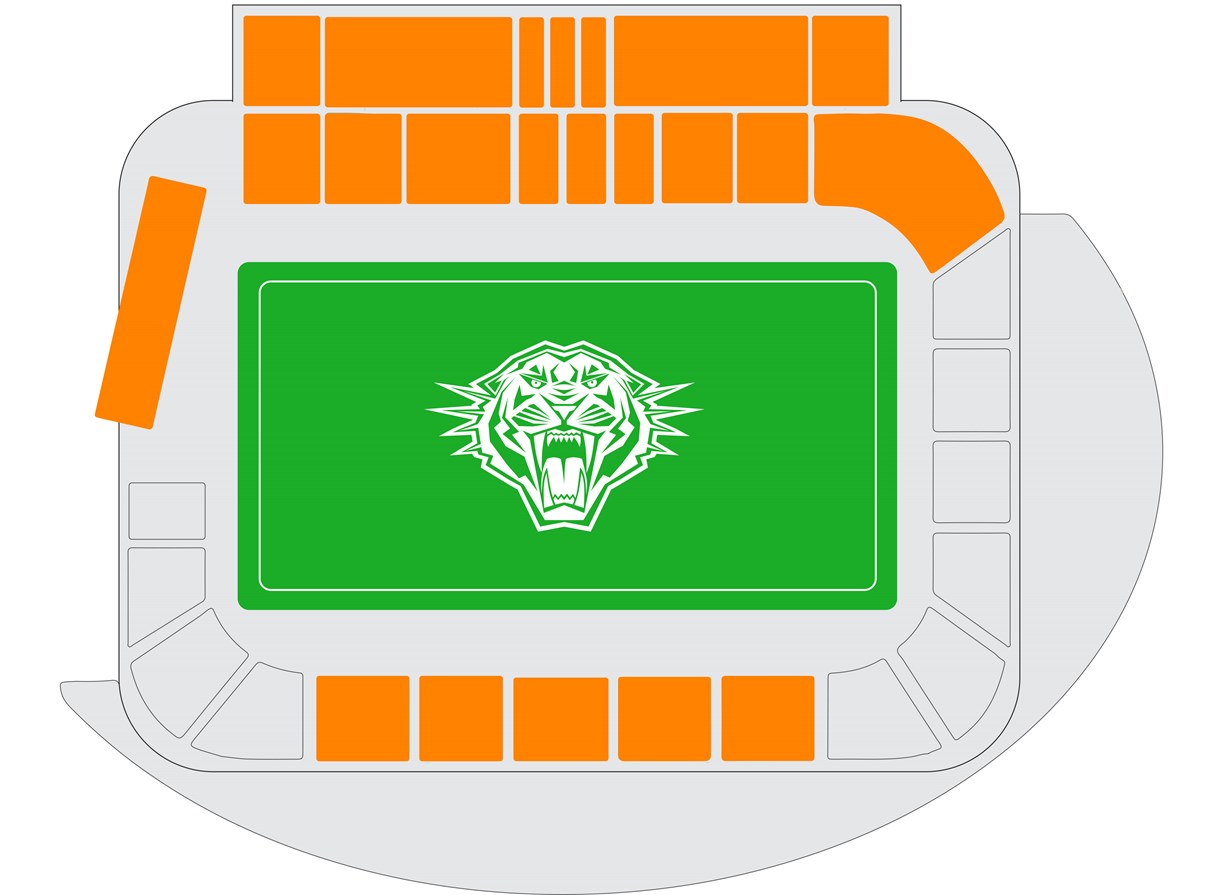 Leichhardt Oval - Premium Reserved seating map