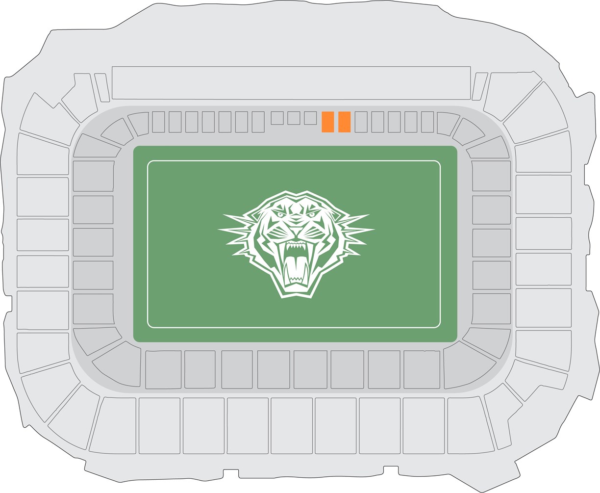 Bankwest Stadium - VIP seating map